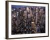 New York City at Night-Felipe Rodriguez-Framed Photographic Print