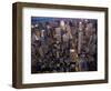 New York City at Night-Felipe Rodriguez-Framed Photographic Print