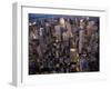 New York City at Night-Felipe Rodriguez-Framed Photographic Print