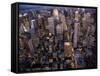 New York City at Night-Felipe Rodriguez-Framed Stretched Canvas