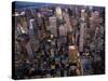 New York City at Night-Felipe Rodriguez-Stretched Canvas