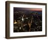 New York City at Night-Felipe Rodriguez-Framed Photographic Print