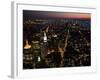 New York City at Night-Felipe Rodriguez-Framed Photographic Print