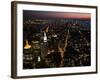 New York City at Night-Felipe Rodriguez-Framed Photographic Print