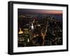 New York City at Night-Felipe Rodriguez-Framed Photographic Print