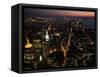 New York City at Night-Felipe Rodriguez-Framed Stretched Canvas