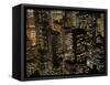 New York City at Night-Felipe Rodriguez-Framed Stretched Canvas