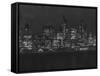 New York City at Night-null-Framed Stretched Canvas