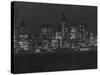 New York City at Night-null-Stretched Canvas