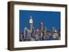 NEW YORK CITY - AUGUST 24: Landmark Buildings including New Yorker Hotel and Empire State Building-SeanPavonePhoto-Framed Photographic Print