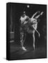 New York City Ballet Company Stars Edward Villella and Patricia Mcbride Performing "Harlequinade"-Bill Eppridge-Framed Stretched Canvas