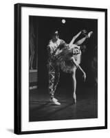 New York City Ballet Company Stars Edward Villella and Patricia Mcbride Performing "Harlequinade"-Bill Eppridge-Framed Premium Photographic Print