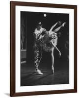 New York City Ballet Company Stars Edward Villella and Patricia Mcbride Performing "Harlequinade"-Bill Eppridge-Framed Premium Photographic Print