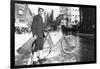 New York City Bike Messenger-Elizabeth Alice Austen-Framed Art Print