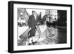 New York City Bike Messenger-Elizabeth Alice Austen-Framed Art Print