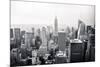 New York City Black and White-null-Mounted Premium Giclee Print