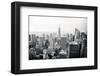 New York City Black and White-null-Framed Art Print