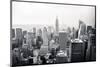 New York City Black and White-null-Mounted Art Print