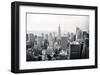 New York City Black and White-null-Framed Art Print