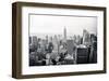 New York City Black and White-null-Framed Art Print