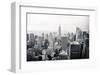 New York City Black and White-null-Framed Art Print