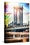 New York City Bridge II-Philippe Hugonnard-Stretched Canvas