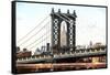 New York City Bridge III-Philippe Hugonnard-Framed Stretched Canvas