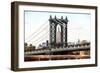 New York City Bridge III-Philippe Hugonnard-Framed Giclee Print