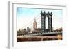New York City Bridge-Philippe Hugonnard-Framed Premium Giclee Print