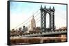 New York City Bridge-Philippe Hugonnard-Framed Stretched Canvas