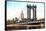 New York City Bridge-Philippe Hugonnard-Framed Stretched Canvas