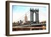 New York City Bridge-Philippe Hugonnard-Framed Giclee Print