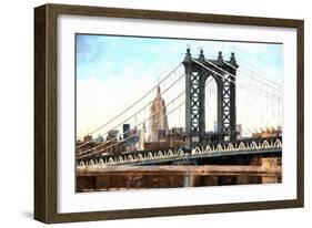 New York City Bridge-Philippe Hugonnard-Framed Giclee Print