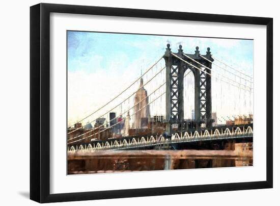 New York City Bridge-Philippe Hugonnard-Framed Giclee Print