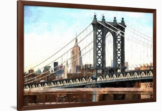 New York City Bridge-Philippe Hugonnard-Framed Giclee Print