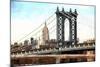 New York City Bridge-Philippe Hugonnard-Mounted Giclee Print