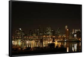 New York City Brooklyn and Manhattan Bridges Photo Print Poster-null-Framed Poster