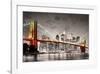 New York City Brooklyn Bridge-null-Framed Art Print