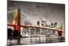 New York City Brooklyn Bridge-null-Mounted Art Print