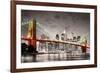 New York City Brooklyn Bridge-null-Framed Art Print