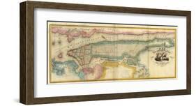 New York City & County, c.1832-David H^ Burr-Framed Art Print