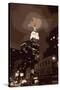 New York City Empire State Building Artistic Art Print Poster-null-Stretched Canvas