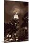 New York City Empire State Building Artistic Art Print Poster-null-Mounted Poster