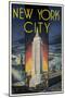 New York City Empire State Building-null-Mounted Poster