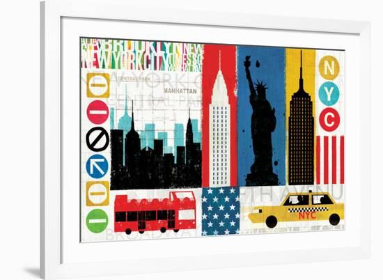 New York City Experience-Mo Mullan-Framed Premium Giclee Print