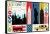 New York City Experience-Mo Mullan-Framed Stretched Canvas