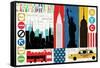 New York City Experience-Mo Mullan-Framed Stretched Canvas