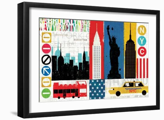 New York City Experience-Mo Mullan-Framed Art Print