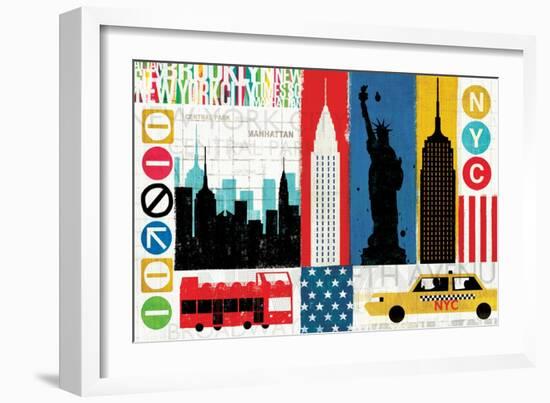 New York City Experience-Mo Mullan-Framed Art Print