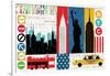 New York City Experience-Mo Mullan-Framed Art Print